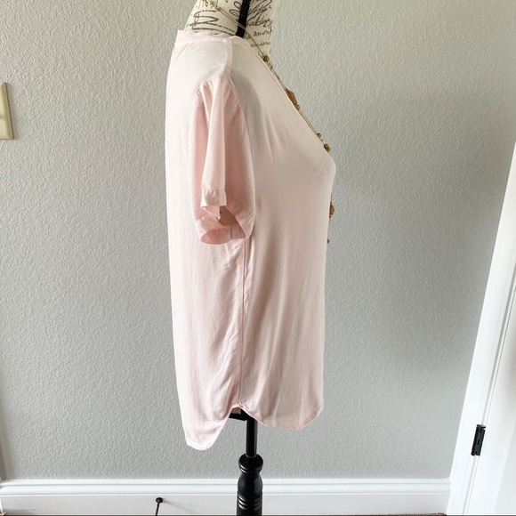 Chelsea & Violet Pink High Low T-shirt S *VIDEO* - Picture 5 of 10